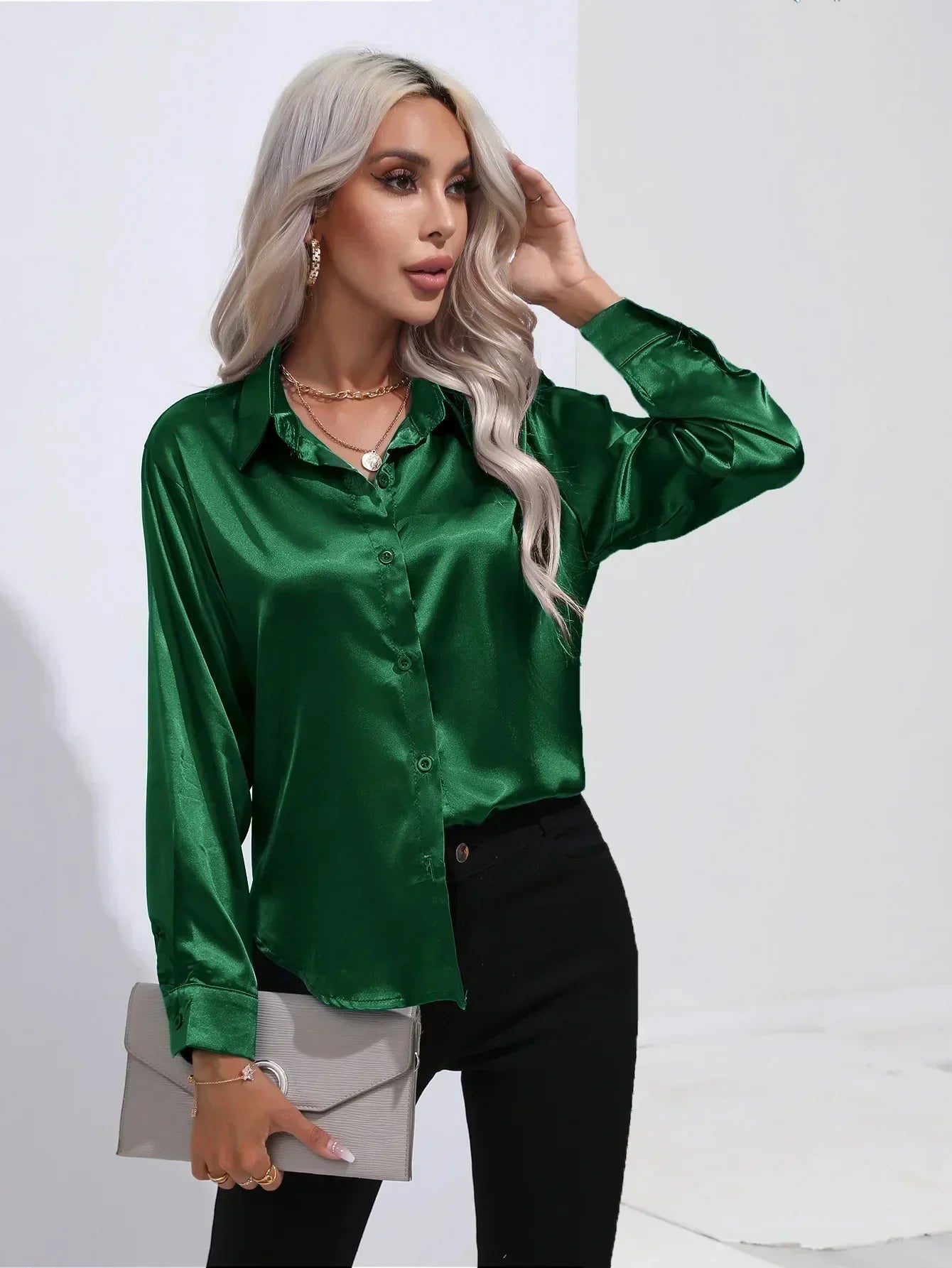 Women’s Elegant Blouse – Dressy Occasion Blouse – Isotta