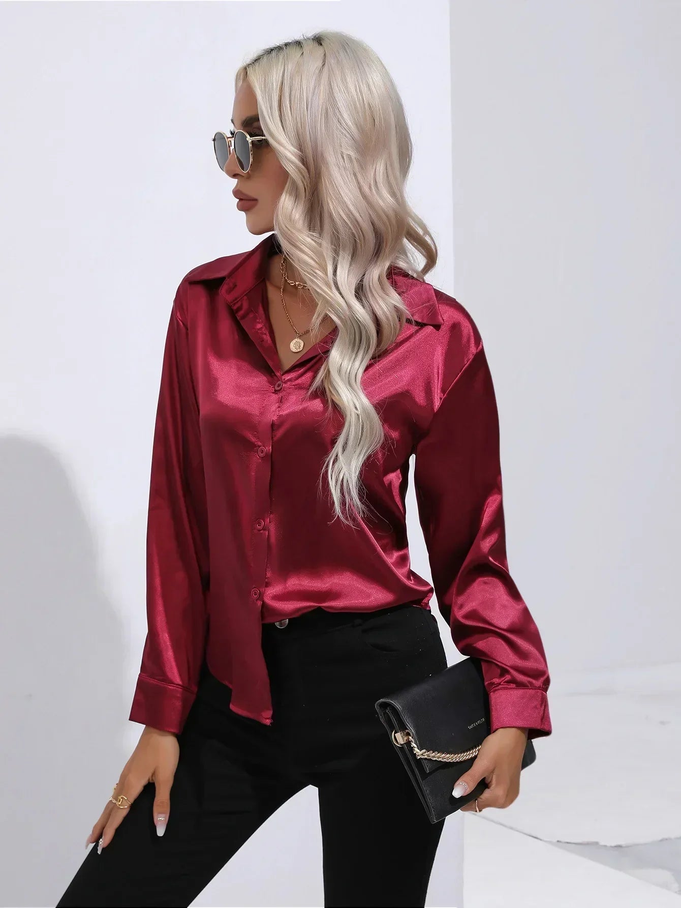Women’s Elegant Blouse – Dressy Occasion Blouse – Isotta