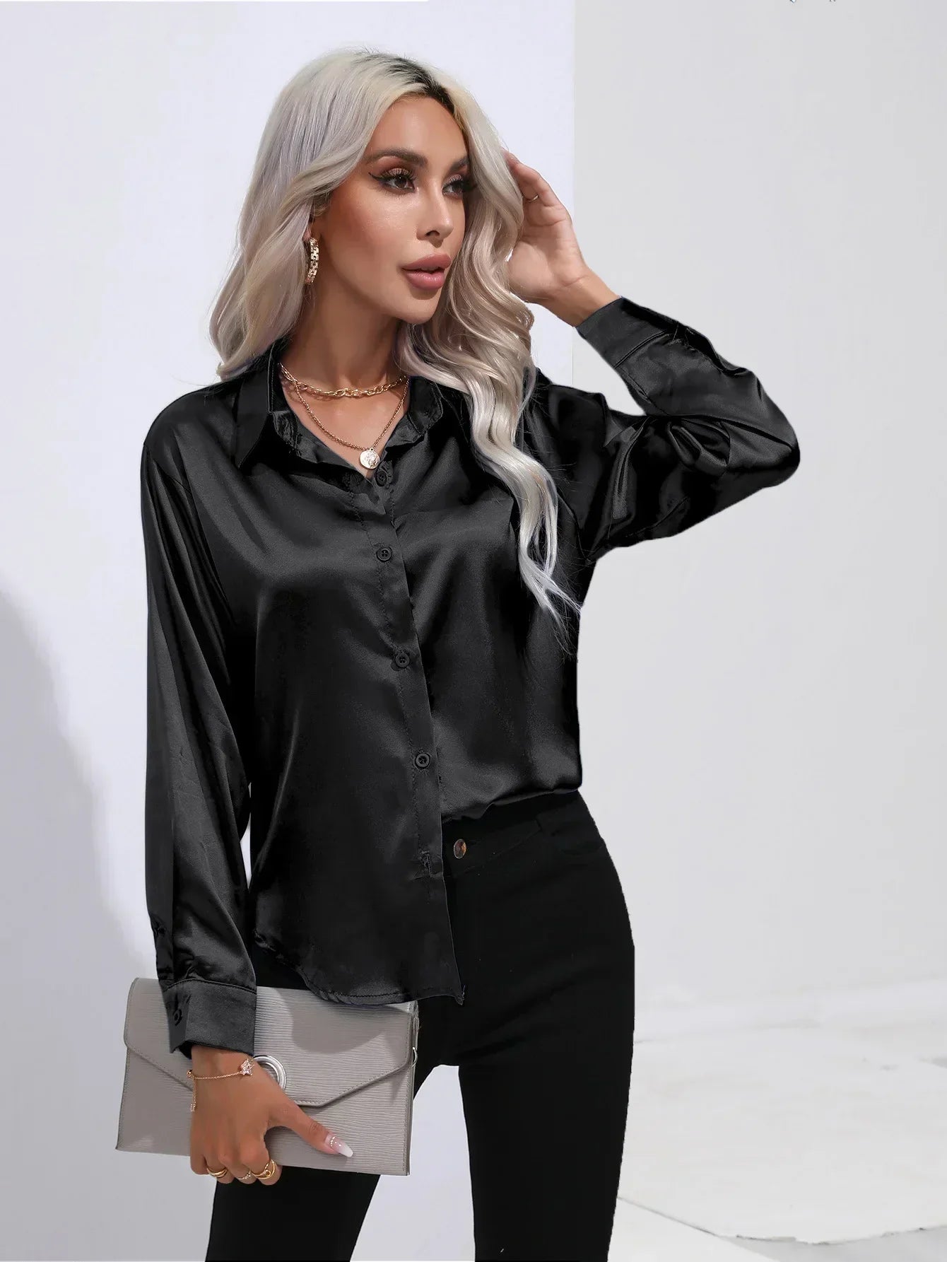 Women’s Elegant Blouse – Dressy Occasion Blouse – Isotta