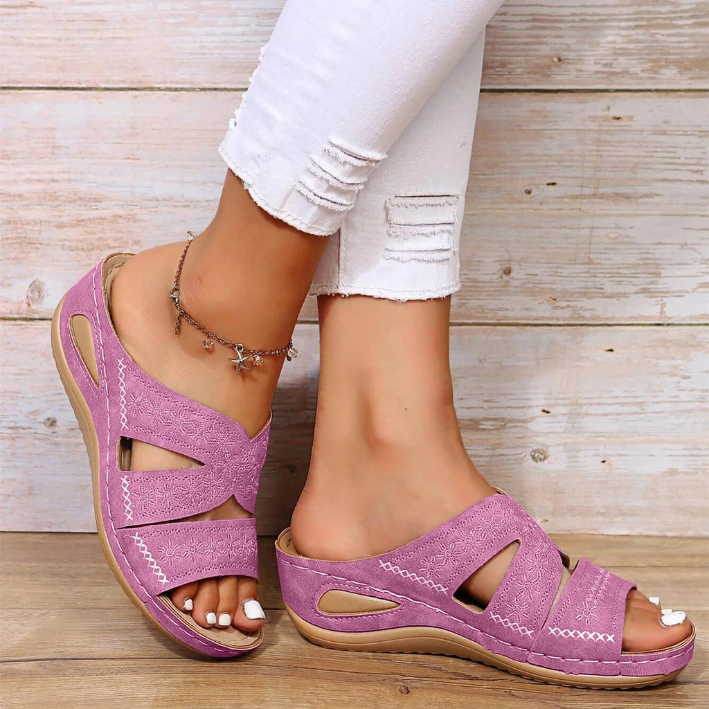 Women’s Stylish Orthopedic Sandals - Cushioned Support Fit - Aria