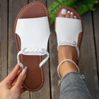 Women’s Braided Loop Sandals - Artisanal Comfort Style - Nova
