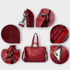 Women’s Large Leather Tote Bag - Spacious Everyday Work Bag - Olivia