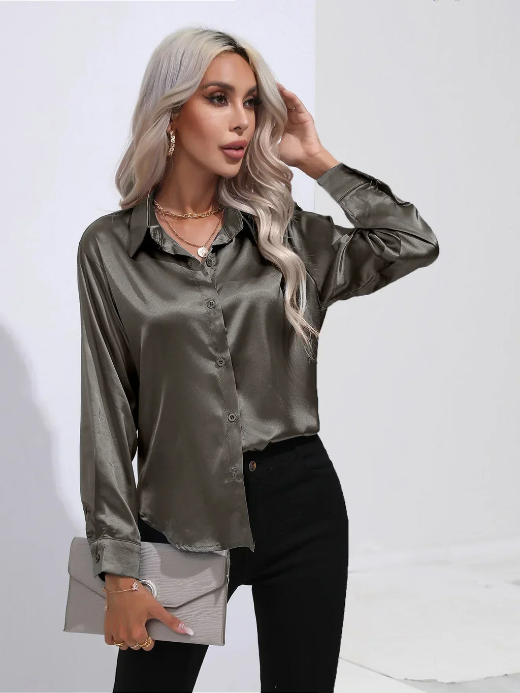 Women’s Elegant Blouse – Dressy Occasion Blouse – Isotta