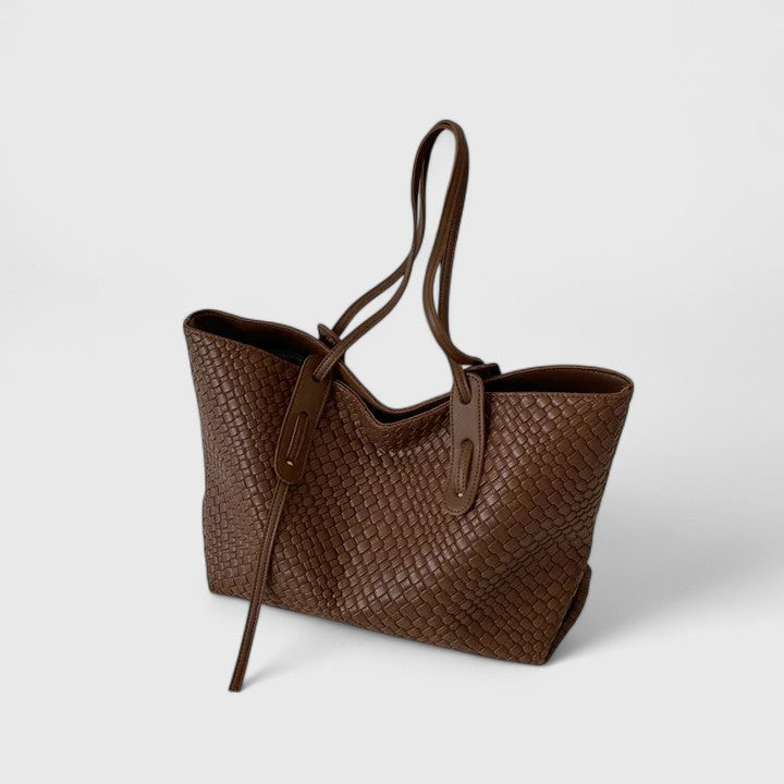 Women’s Woven Tote Bag - Large Capacity Lightweight Bag - Sarenya