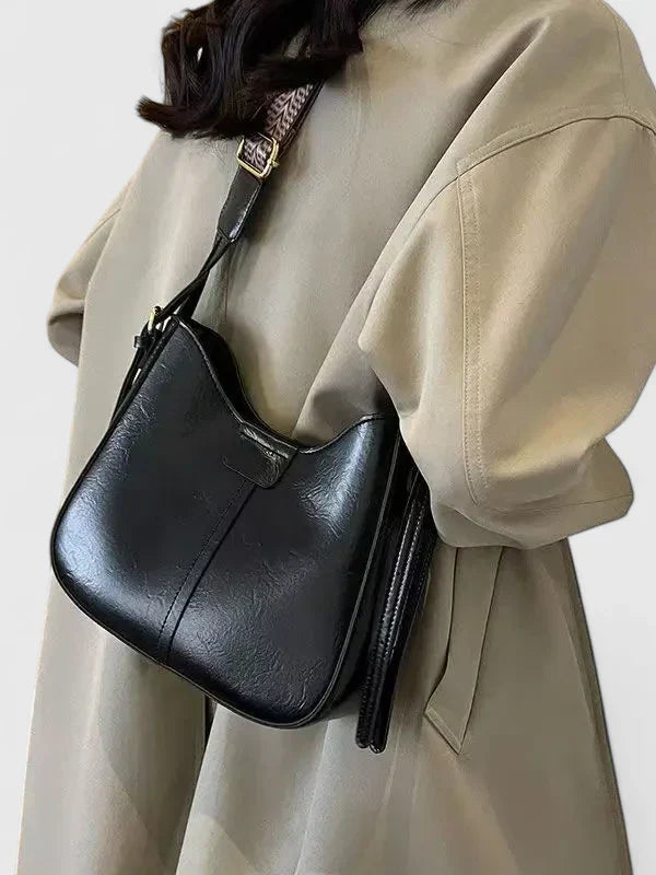 Women’s Elegant Shoulder Bag - Adjustable Strap Structured Design - Mariselyah