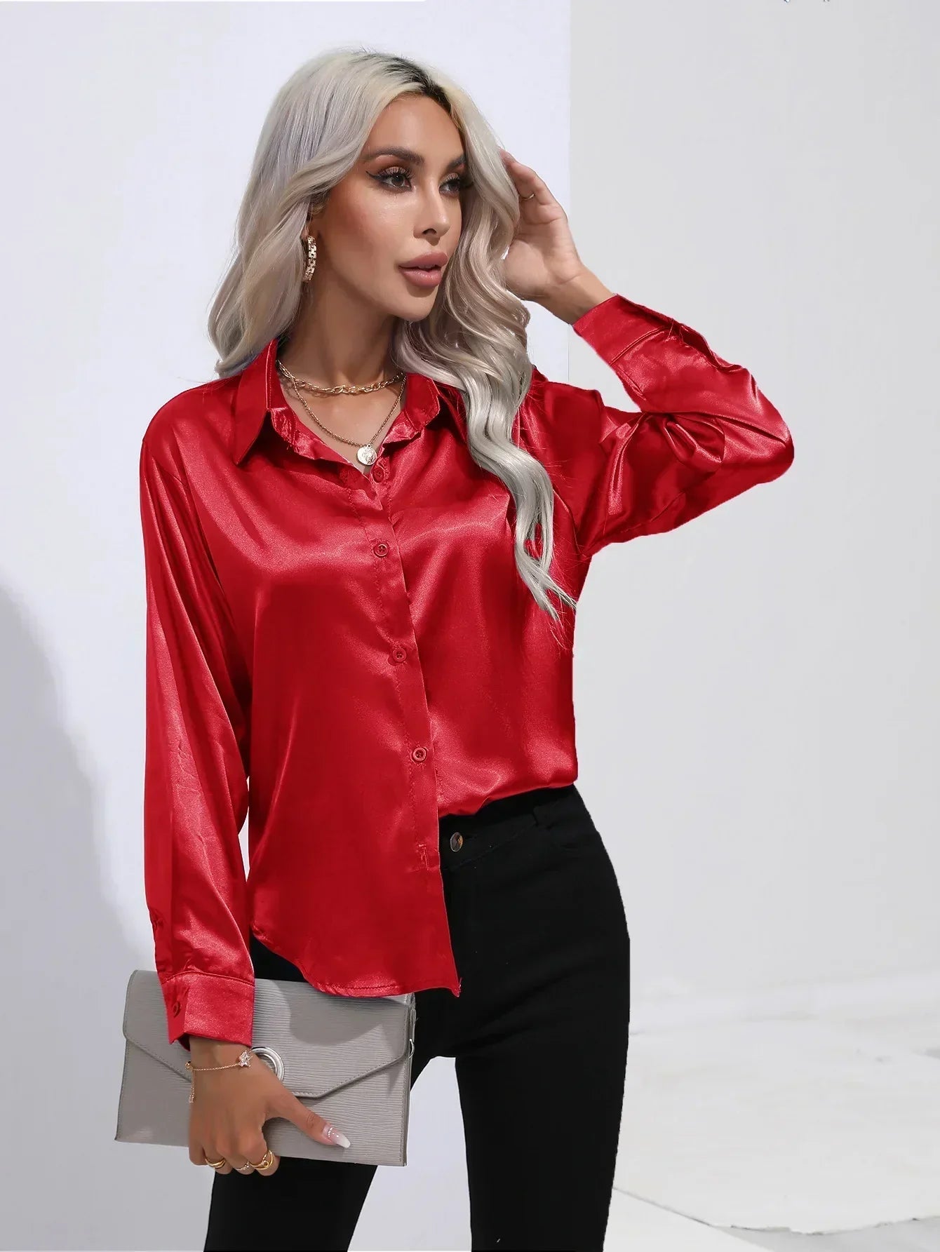 Women’s Elegant Blouse – Dressy Occasion Blouse – Isotta