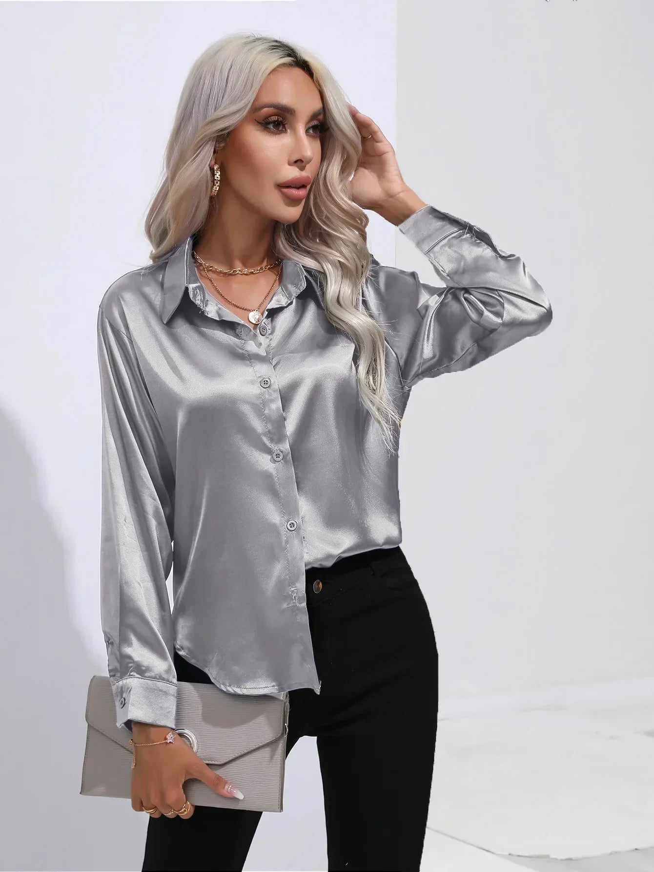 Women’s Elegant Blouse – Dressy Occasion Blouse – Isotta