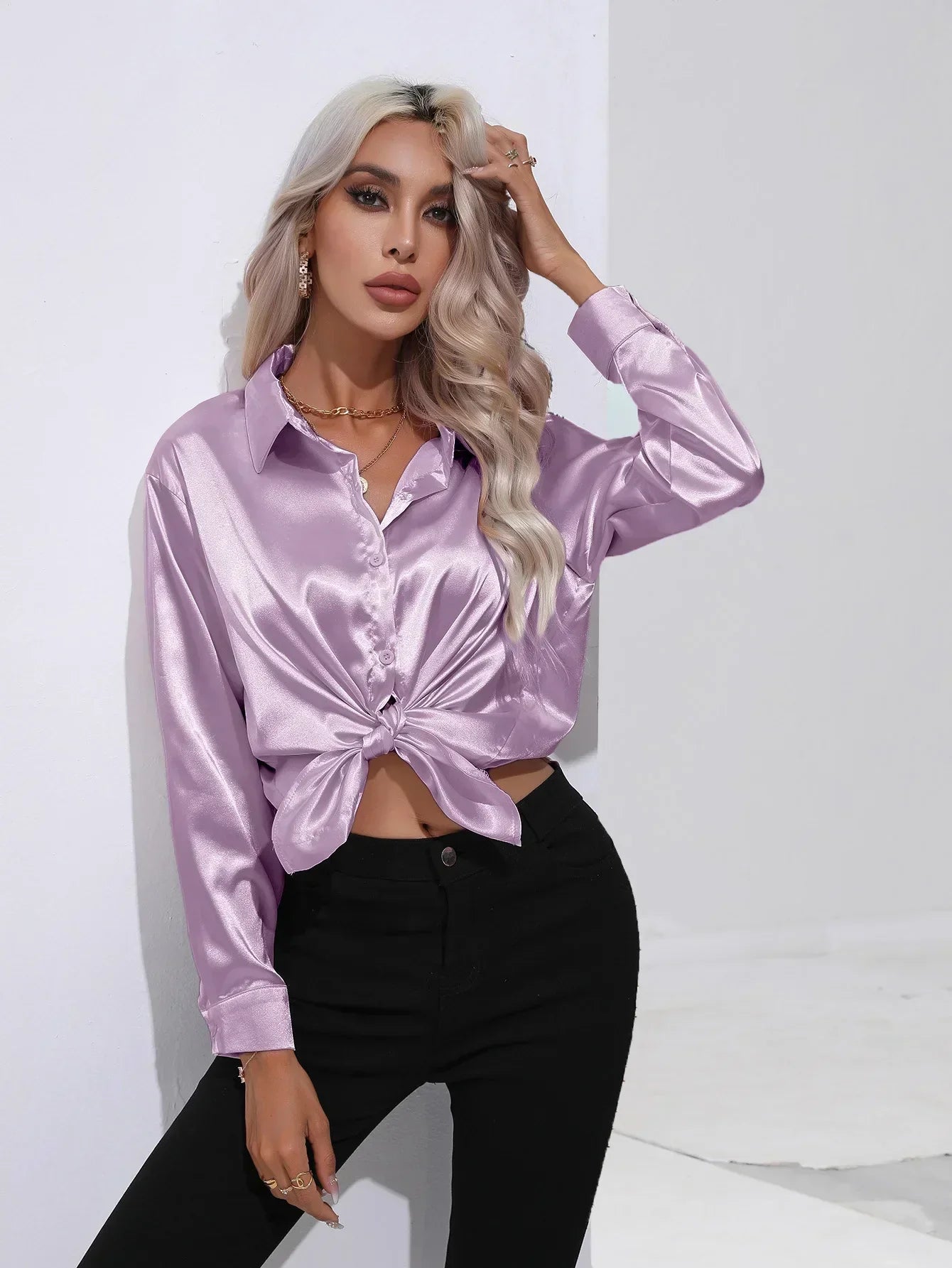 Women’s Elegant Blouse – Dressy Occasion Blouse – Isotta