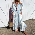 Women’s Boho Summer Dress – Flowy Lightweight Vacation Beach Dress – Fleuria