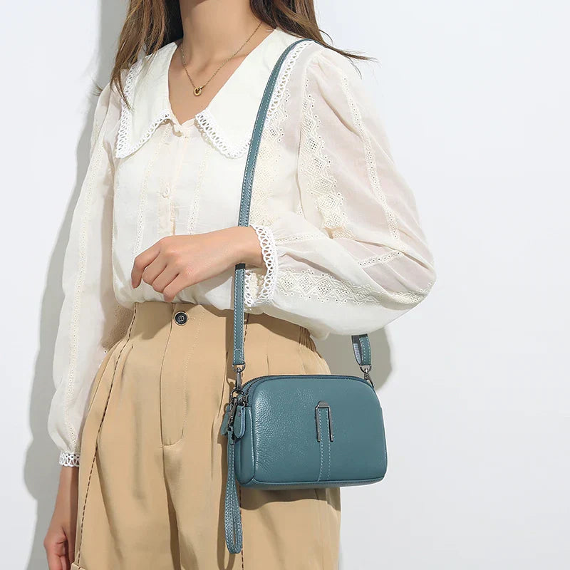 Women’s Luxury Crossbody Bag - Adjustable Strap Structured Design - Amaya