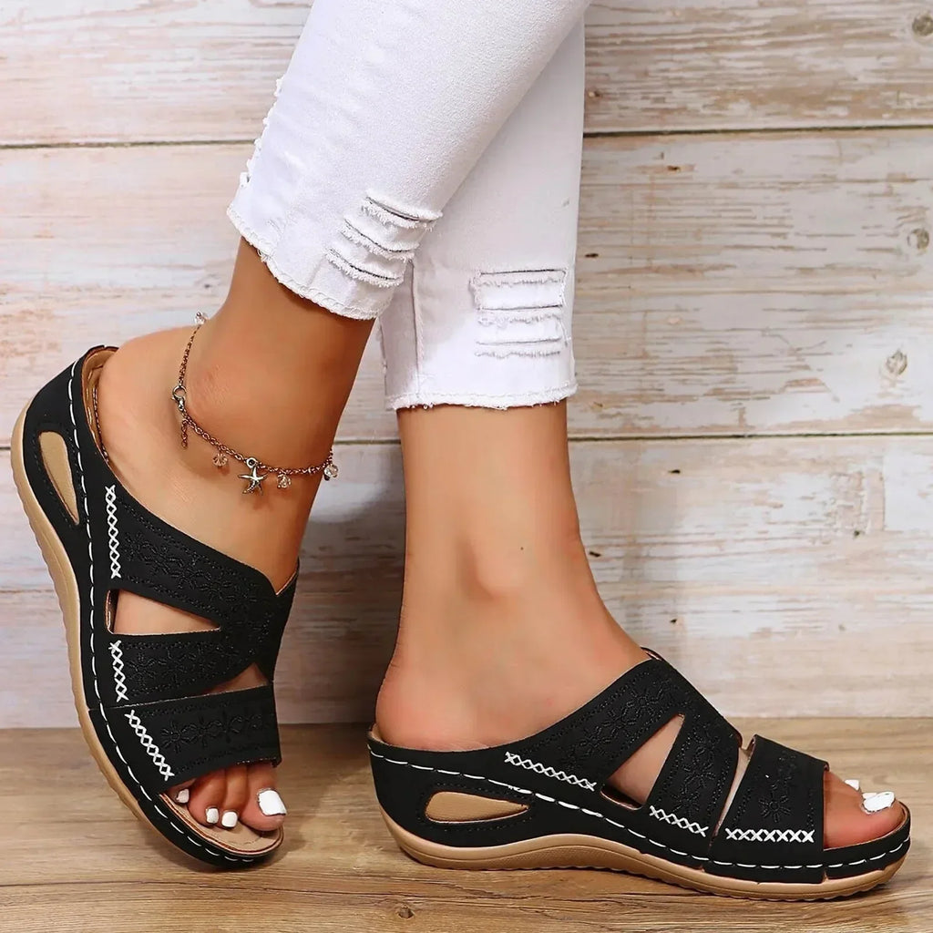 Women’s Stylish Orthopedic Sandals - Cushioned Support Fit - Aria
