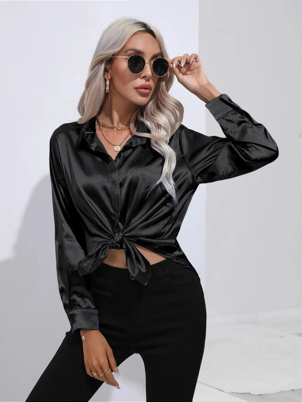 Women’s Elegant Blouse – Dressy Occasion Blouse – Isotta