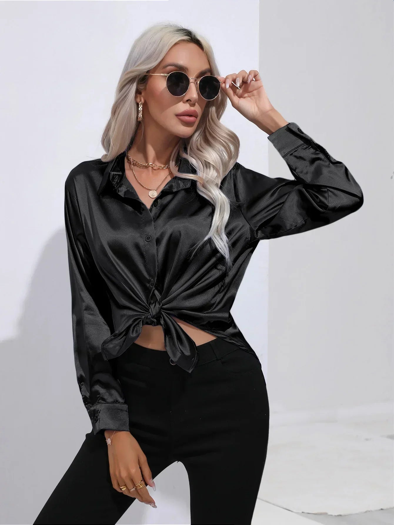 Women’s Elegant Blouse – Dressy Occasion Blouse – Isotta