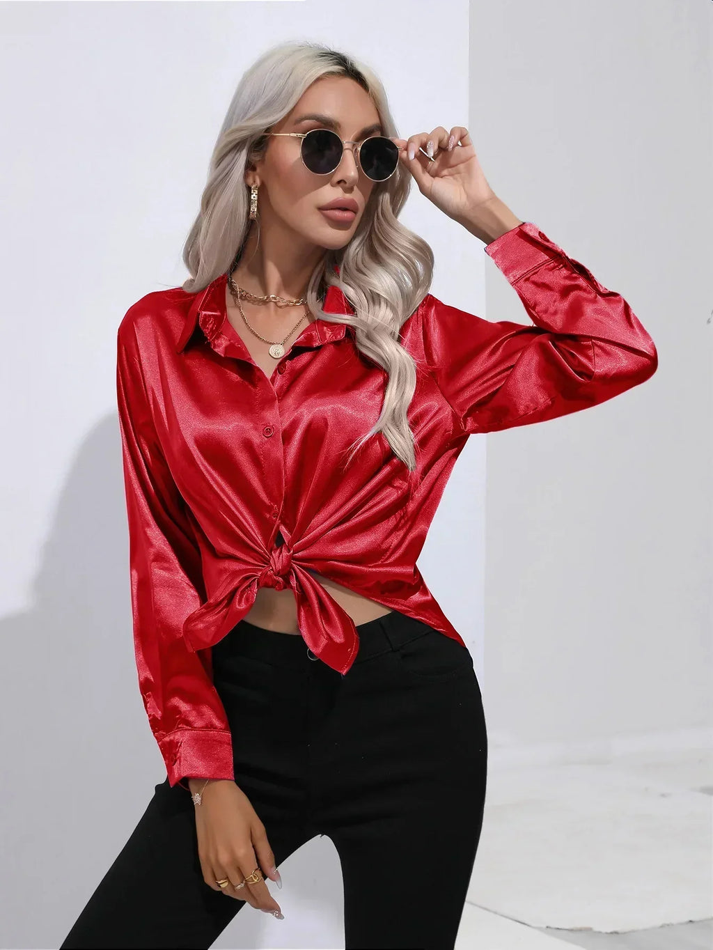 Women’s Elegant Blouse – Dressy Occasion Blouse – Isotta