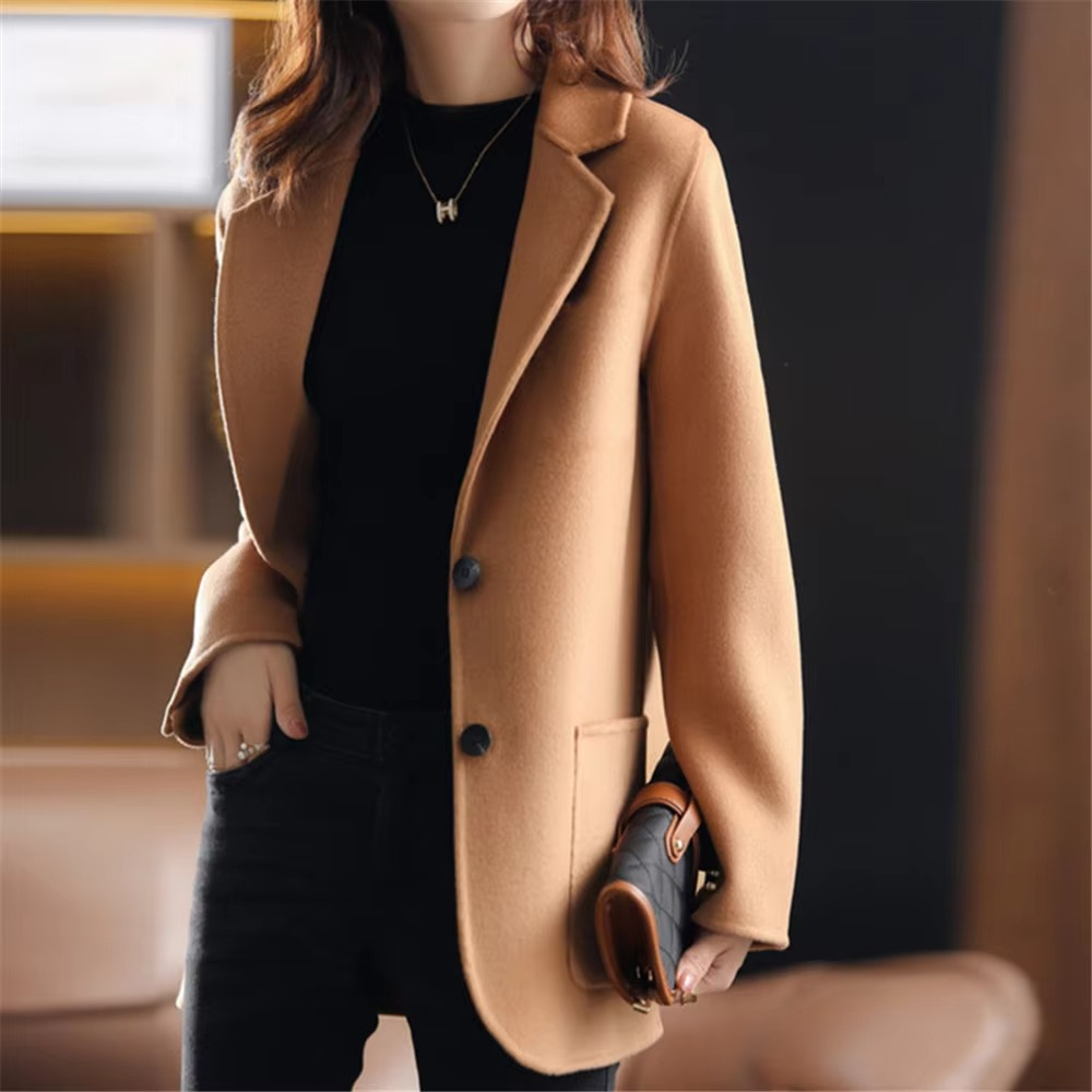 Women’s Classic Office Blazer – Two-Button Tailored Fit - Emilia