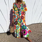 Women’s Boho Summer Dress – Flowy Lightweight Vacation Beach Dress – Fleuria