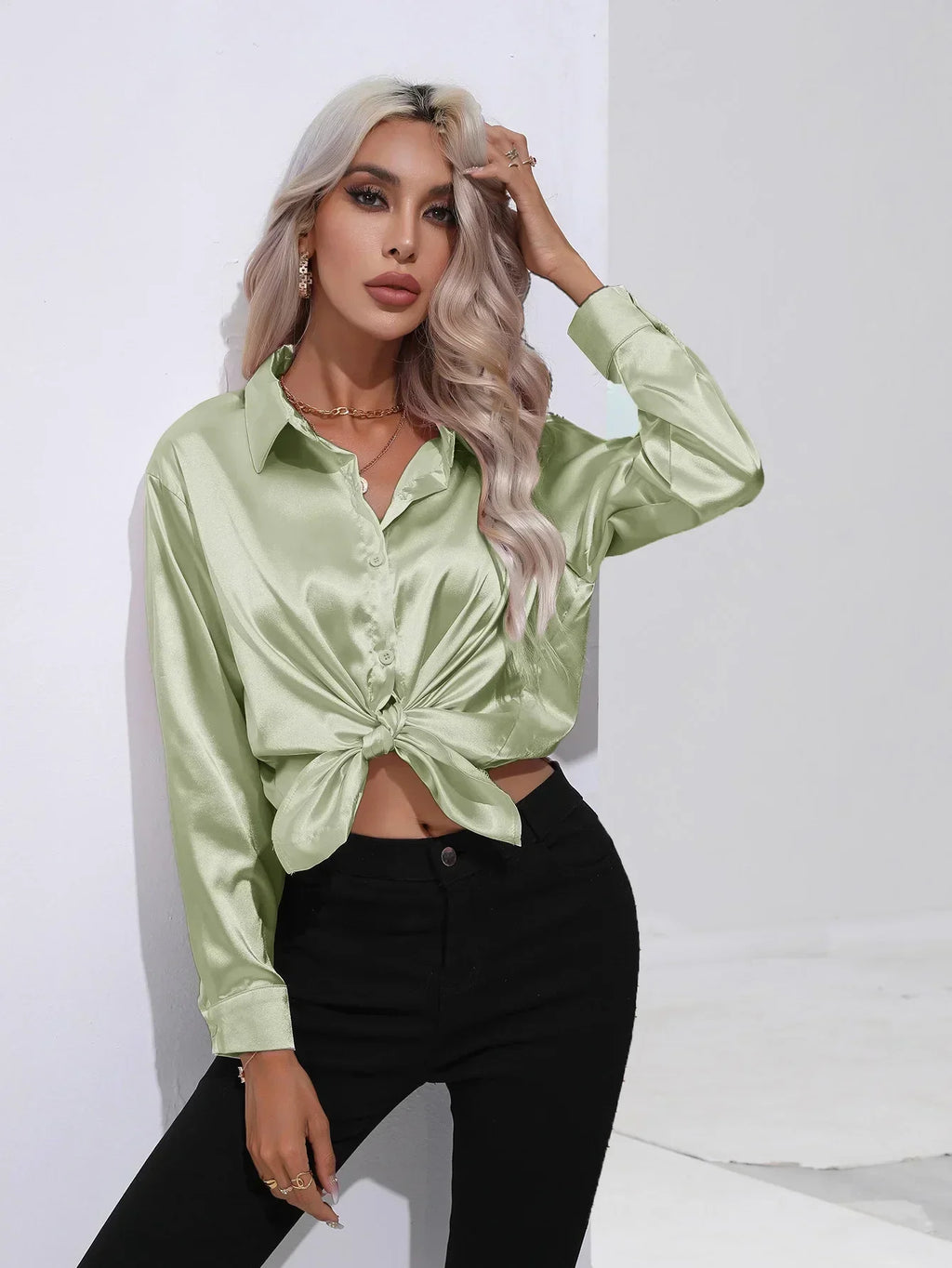 Women’s Elegant Blouse – Dressy Occasion Blouse – Isotta