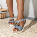 Women’s Orthopedic Wedge Sandals - Supportive Comfort - Malorie