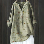 Women’s Floral Print Blouse – Casual Summer Blouse – Emma
