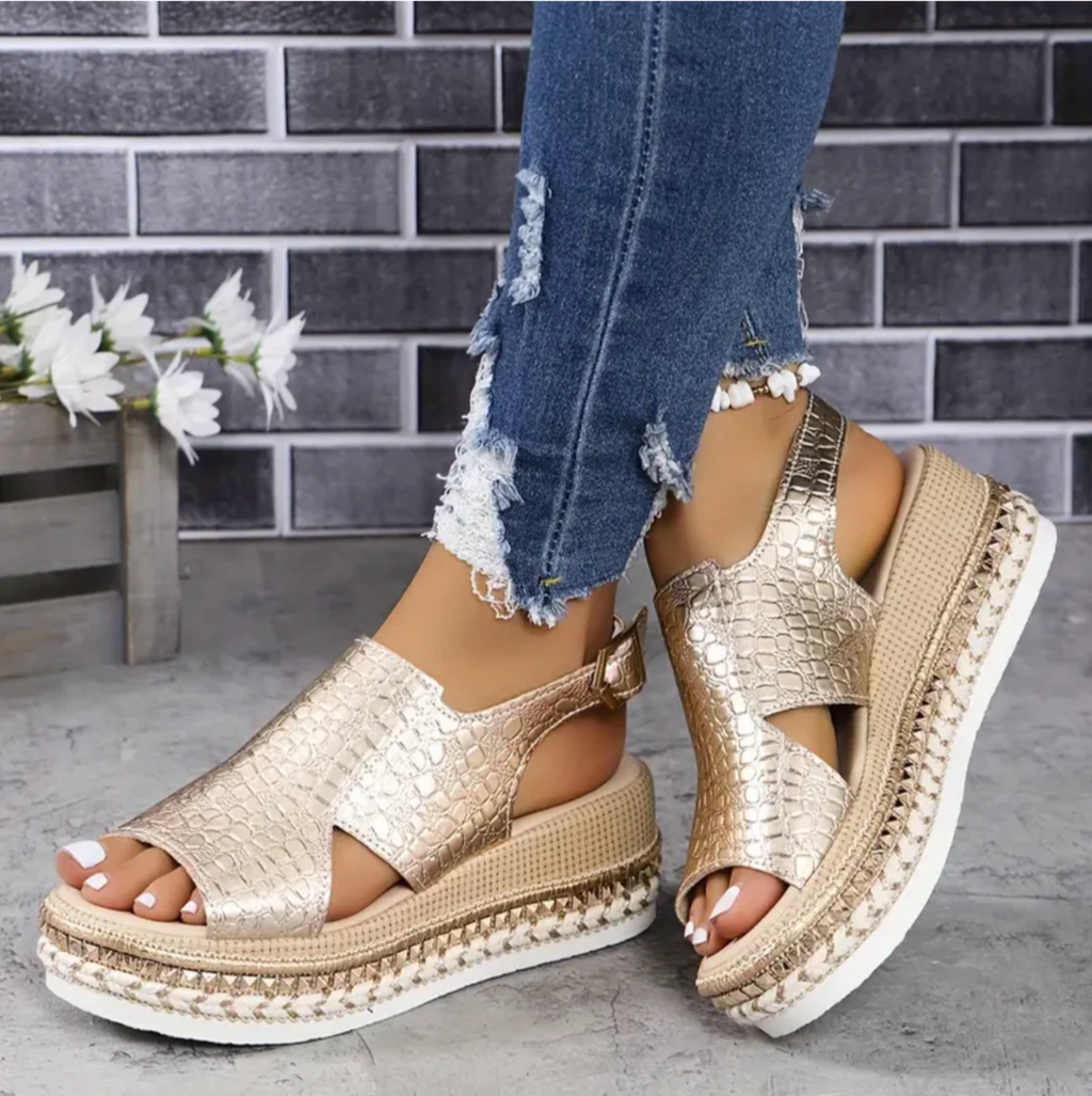 Women’s Elegant Orthopedic Sandals - Refined Comfort Fit - Kate