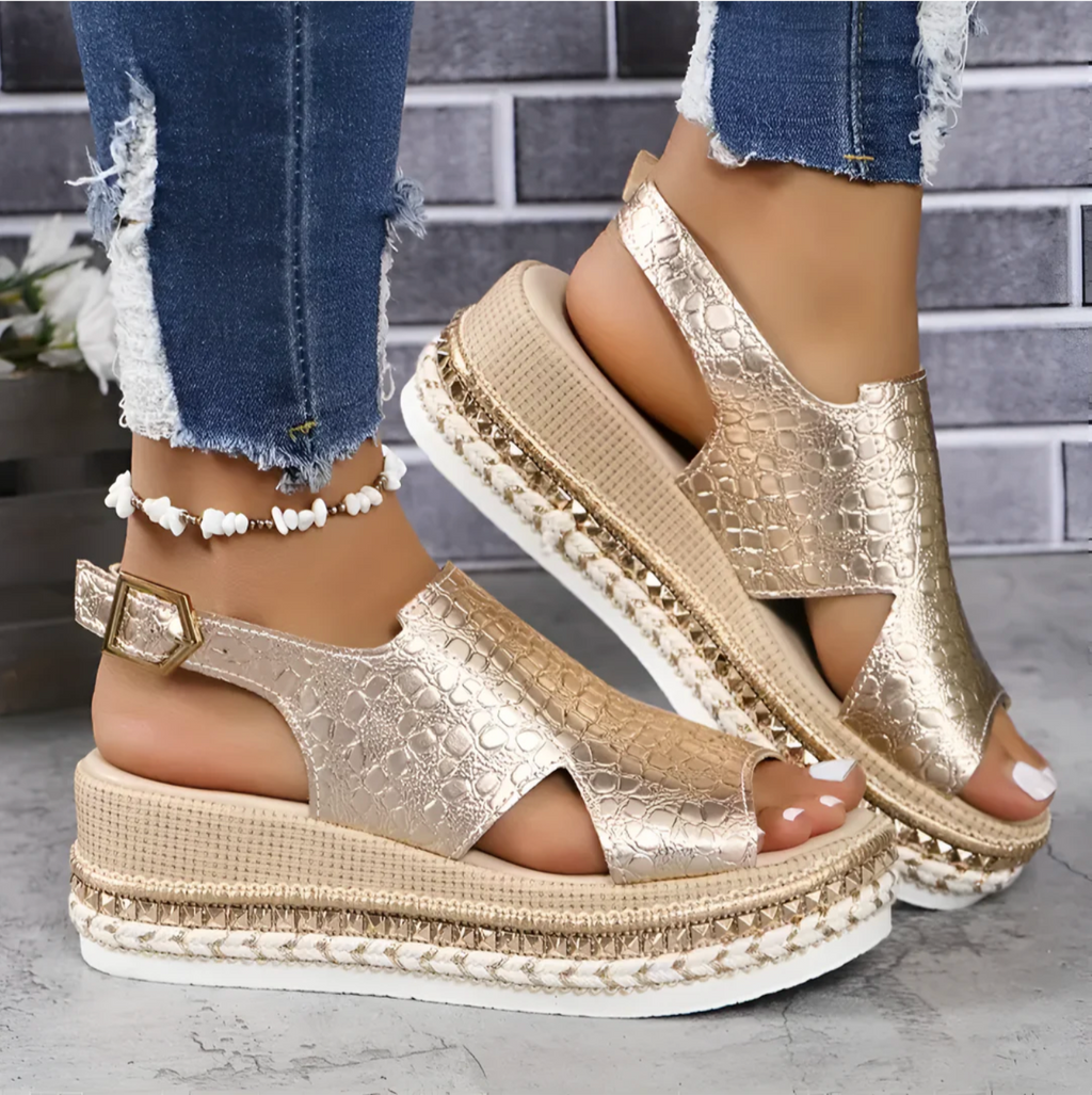 Women’s Elegant Orthopedic Sandals - Refined Comfort Fit - Kate
