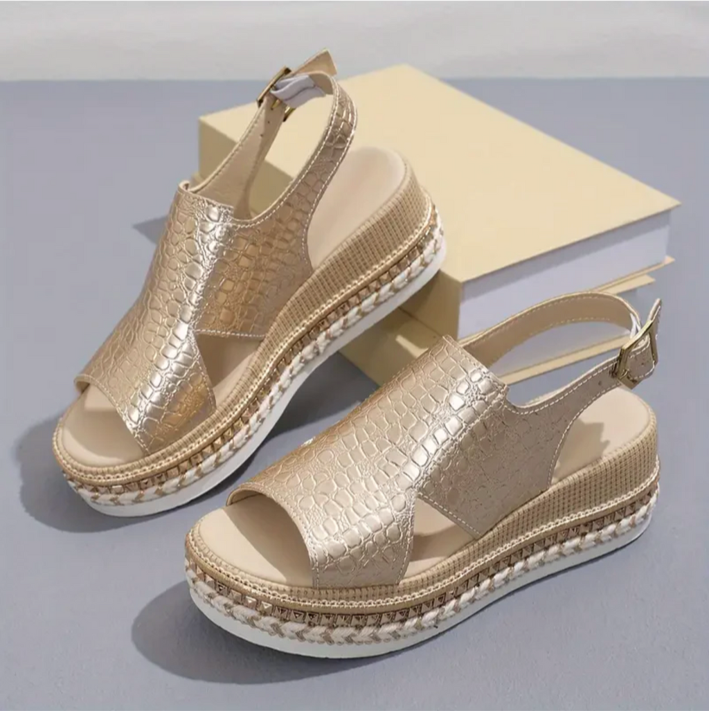 Women’s Elegant Orthopedic Sandals - Refined Comfort Fit - Kate
