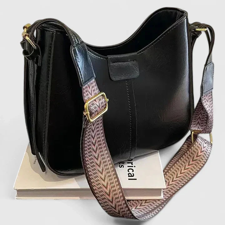 Women’s Elegant Shoulder Bag - Adjustable Strap Structured Design - Mariselyah