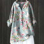 Women’s Floral Print Blouse – Casual Summer Blouse – Emma