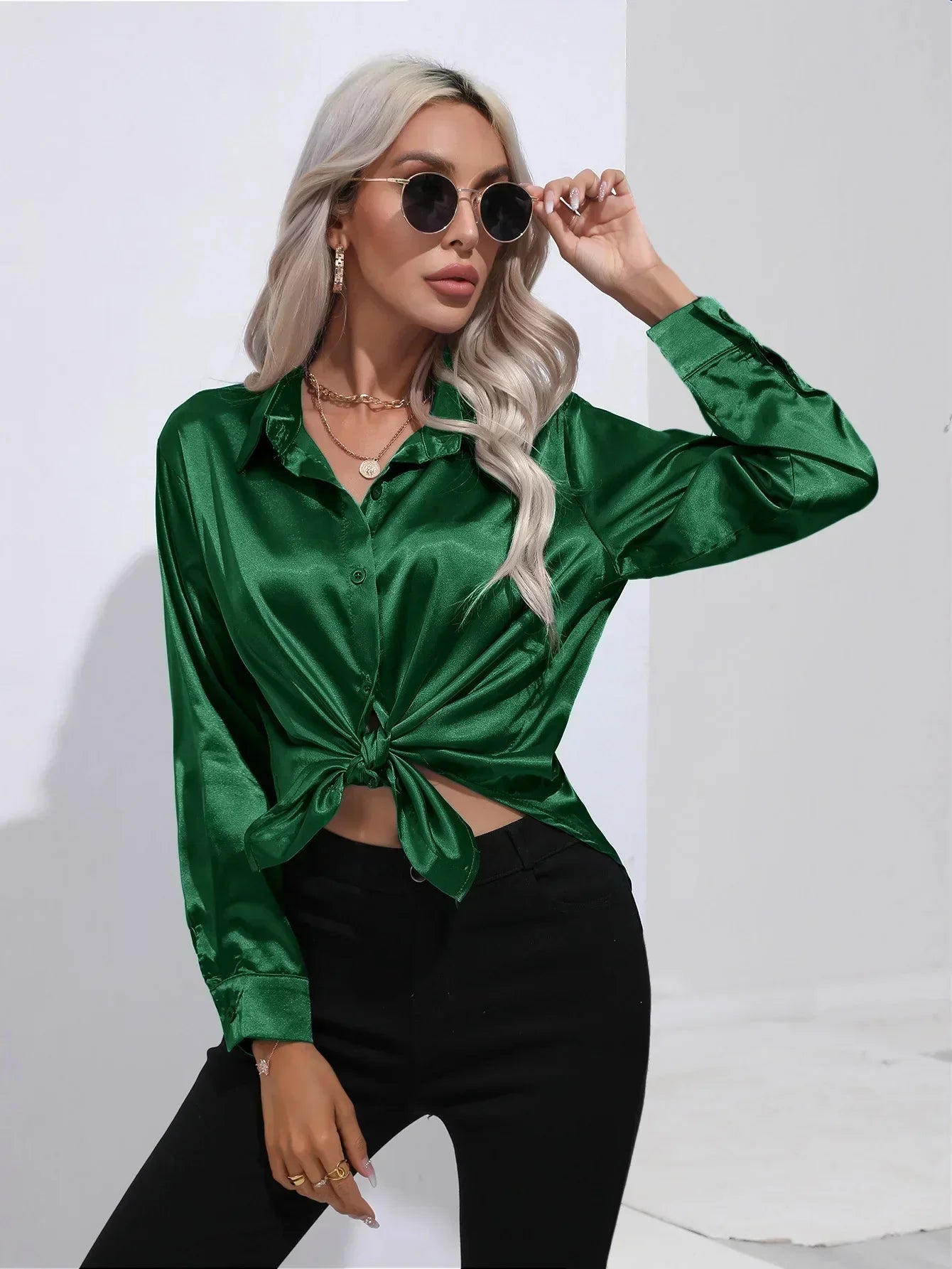 Women’s Elegant Blouse – Dressy Occasion Blouse – Isotta