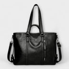 Women’s Large Leather Tote Bag - Spacious Everyday Work Bag - Olivia