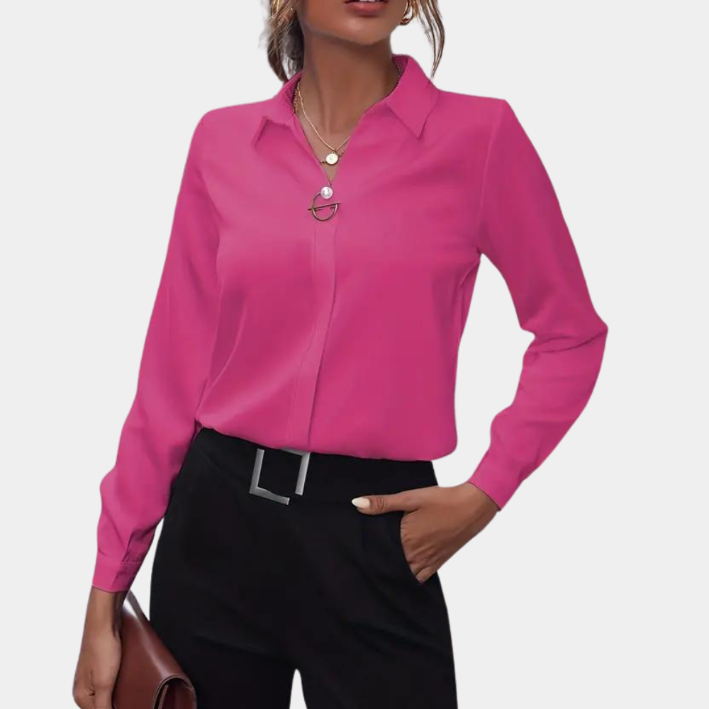 Women’s Classic Blouse – Timeless Everyday Blouse – Elodie
