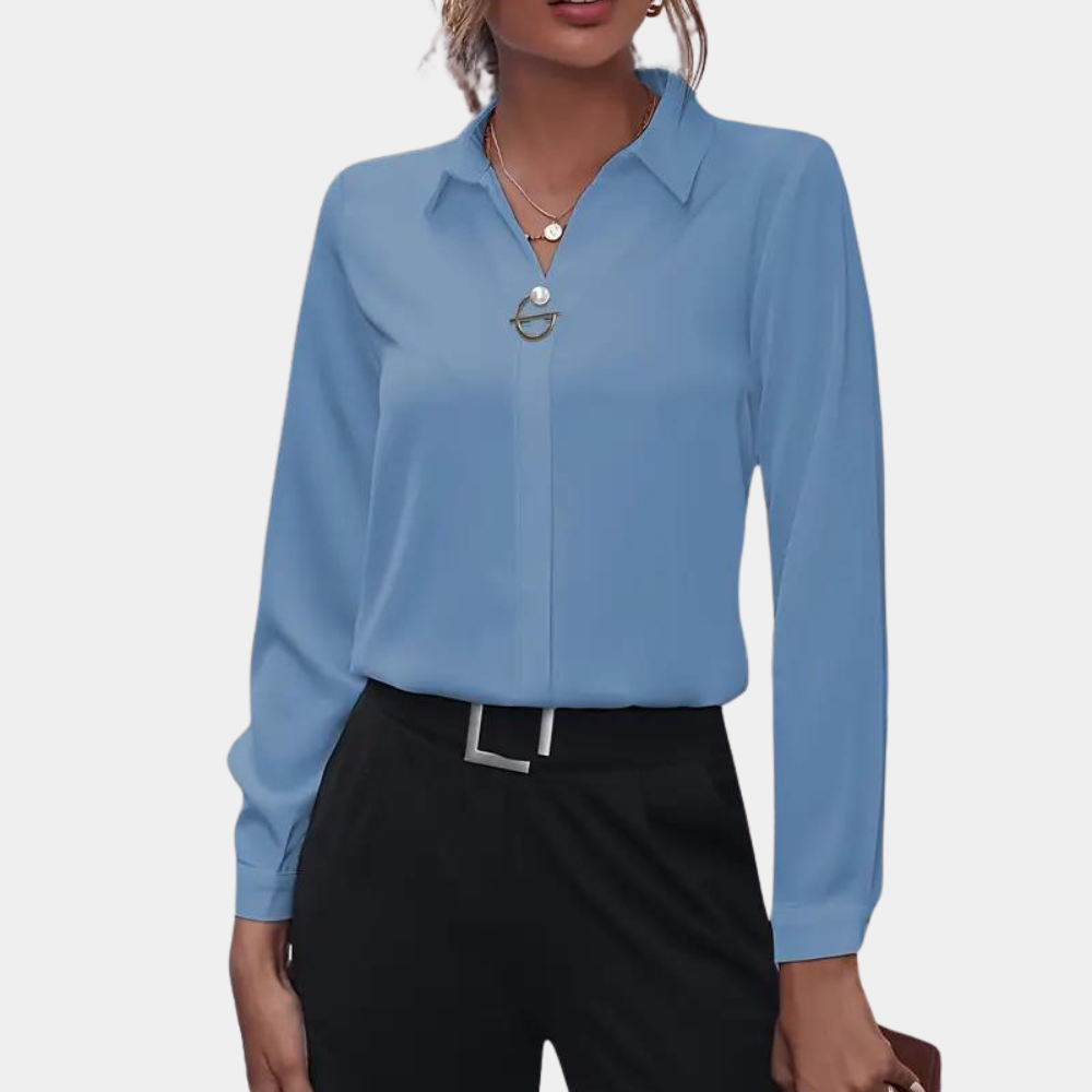 Women’s Classic Blouse – Timeless Everyday Blouse – Elodie