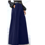 Women’s High Waist Palazzo Pants - Wide Leg Flowing Trousers - Malachia