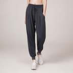 Women’s High Waist Jogger Pants - Drawstring Relaxed Fit Trousers - Bayleigh