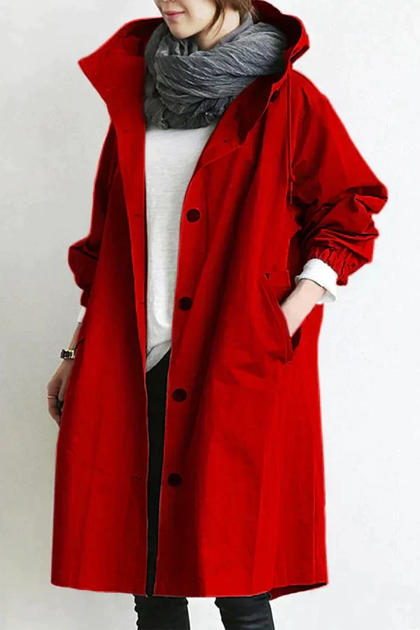 Women’s Raincoat - Waterproof Hooded Jacket - Elizabeth
