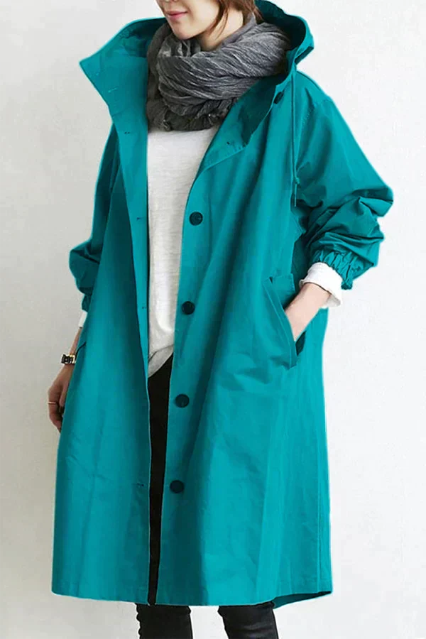 Women’s Raincoat - Waterproof Hooded Jacket - Elizabeth