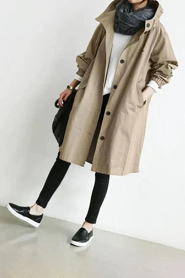 Women’s Raincoat - Waterproof Hooded Jacket - Elizabeth