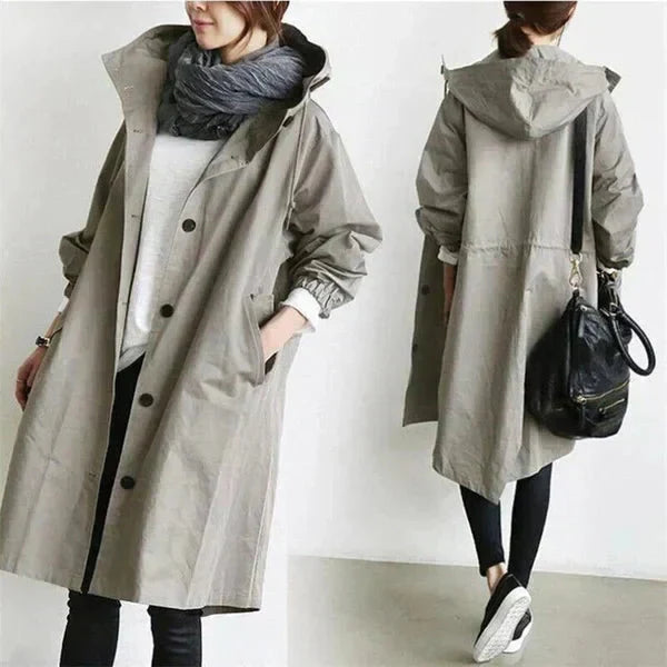 Women’s Raincoat - Waterproof Hooded Jacket - Elizabeth