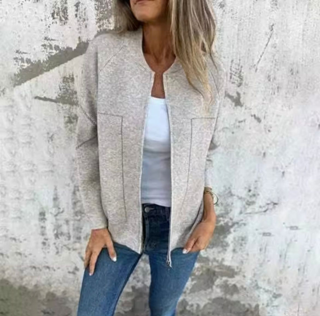 Women’s Zip Jacket - Lightweight Casual Jacket - Amina