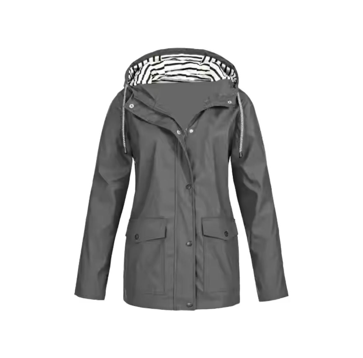 Women’s Rain Jacket - Waterproof Hooded Jacket - Fien