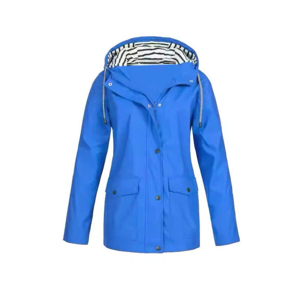 Women’s Rain Jacket - Waterproof Hooded Jacket - Fien