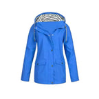 Women’s Rain Jacket - Waterproof Hooded Jacket - Fien