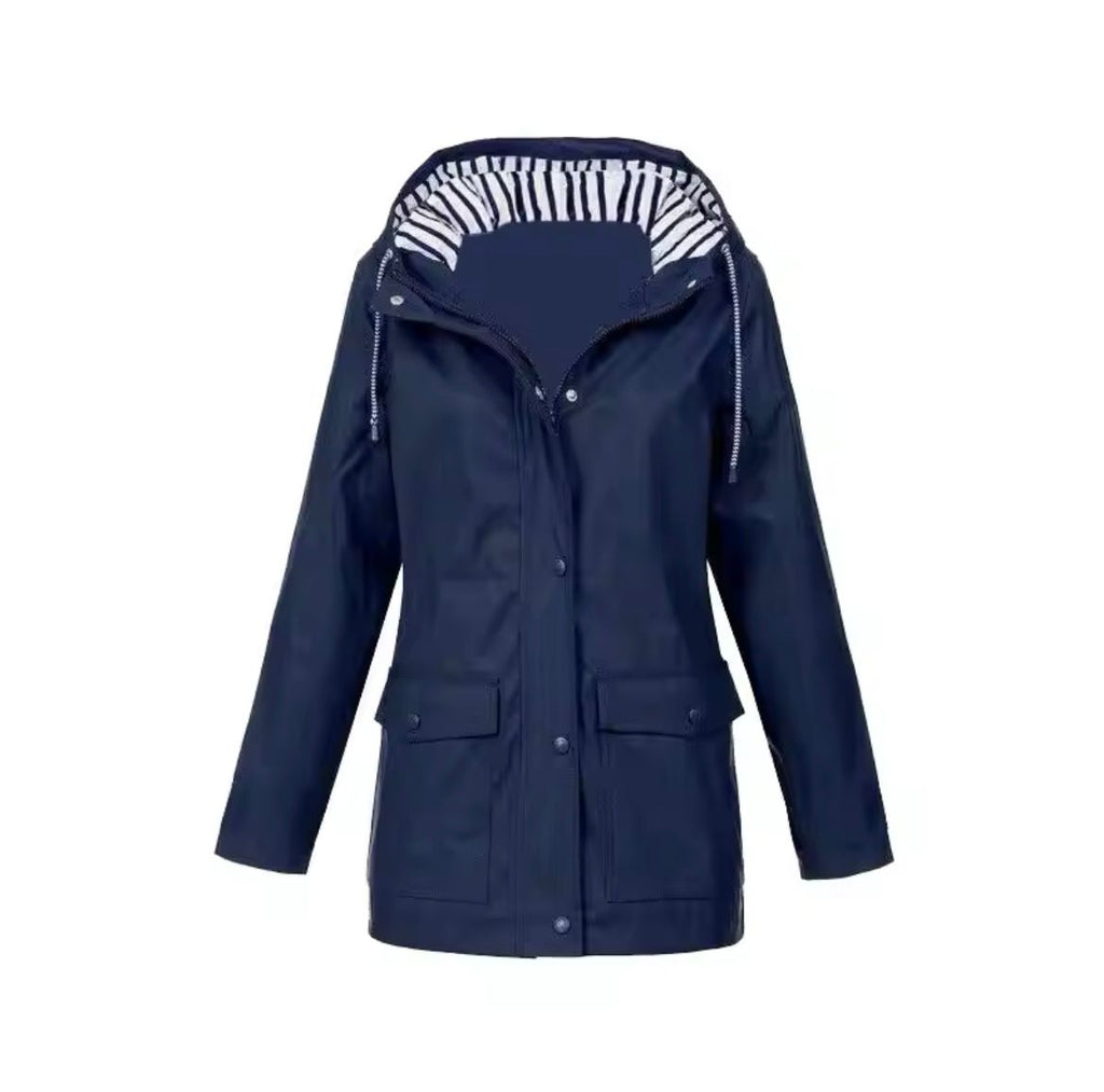 Women’s Rain Jacket - Waterproof Hooded Jacket - Fien