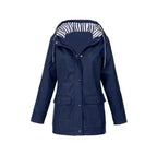 Women’s Rain Jacket - Waterproof Hooded Jacket - Fien