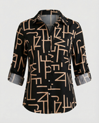 Women’s Collar Blouse – Smart Casual Work Blouse – Lauren