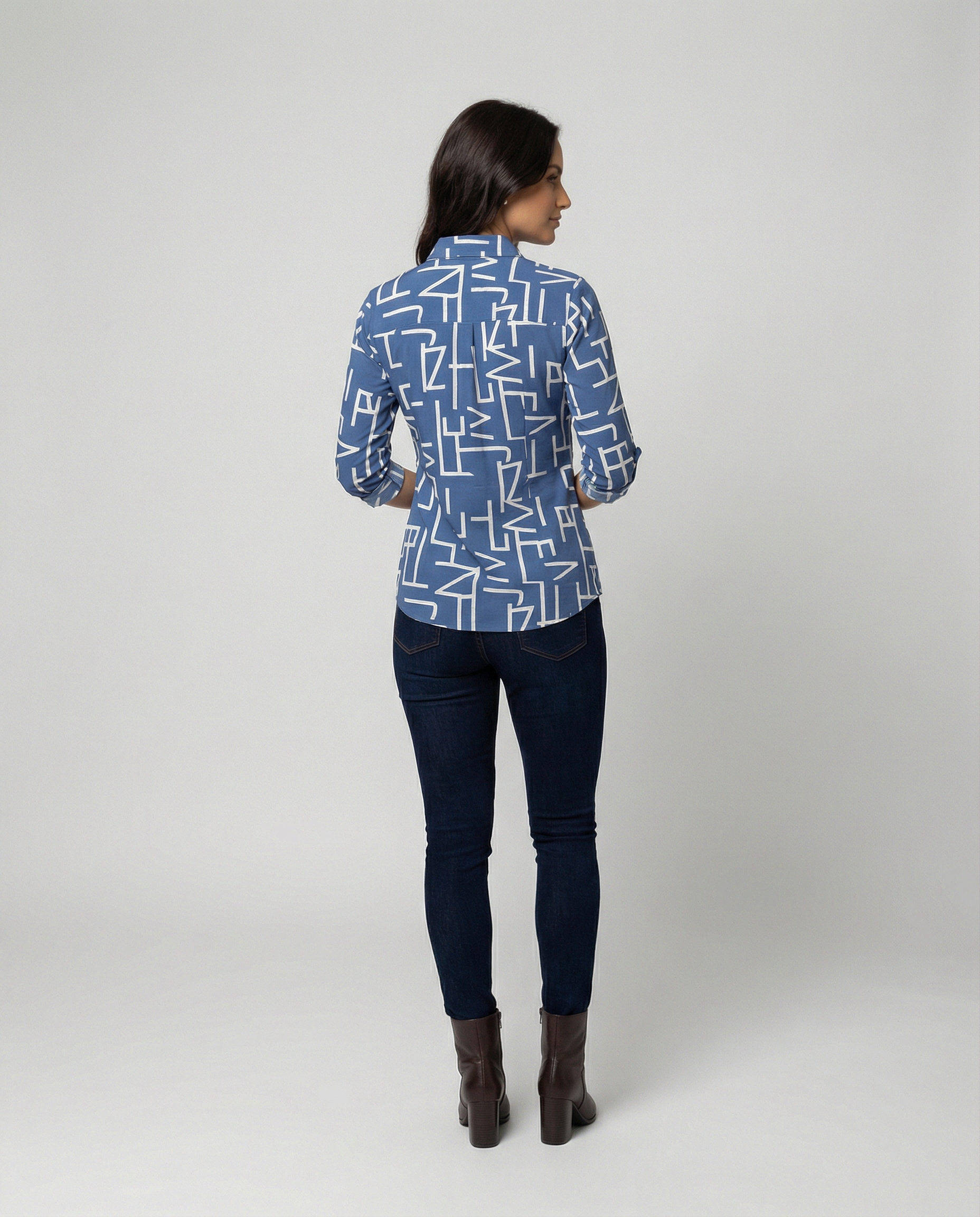 Women’s Collar Blouse – Smart Casual Work Blouse – Lauren