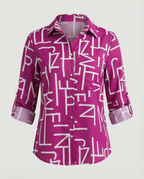 Women’s Collar Blouse – Smart Casual Work Blouse – Lauren