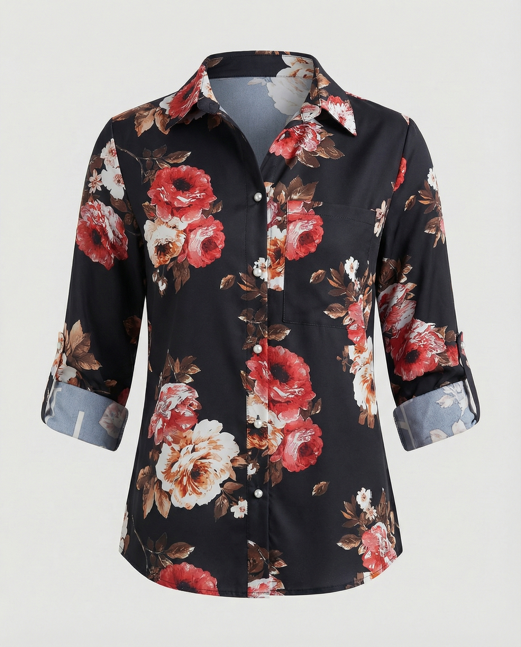 Women’s Collar Blouse – Smart Casual Work Blouse – Lauren