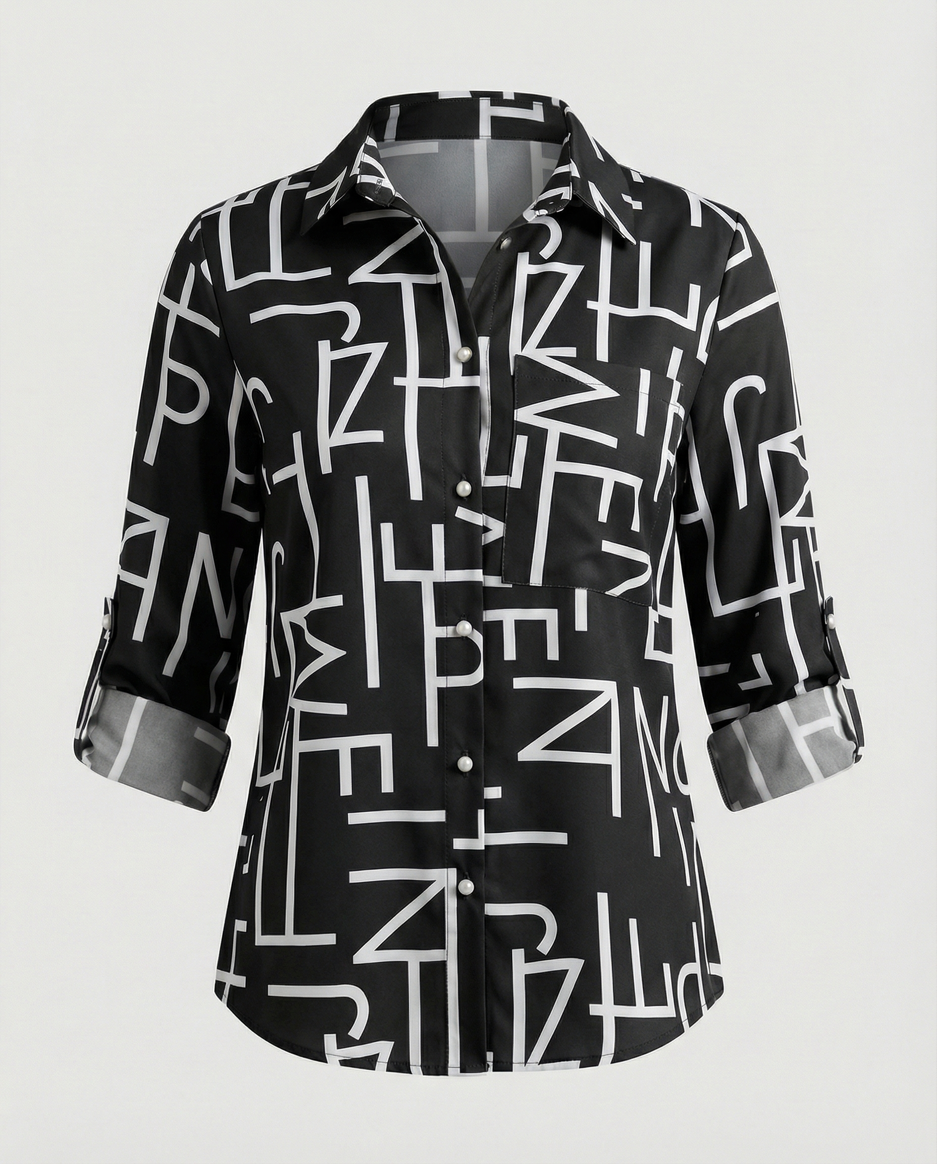 Women’s Collar Blouse – Smart Casual Work Blouse – Lauren