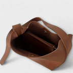 Women’s Elegant Shoulder Bag - Wide Strap Minimal Design - Olivia